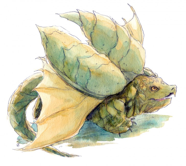 Морская черепаха милые