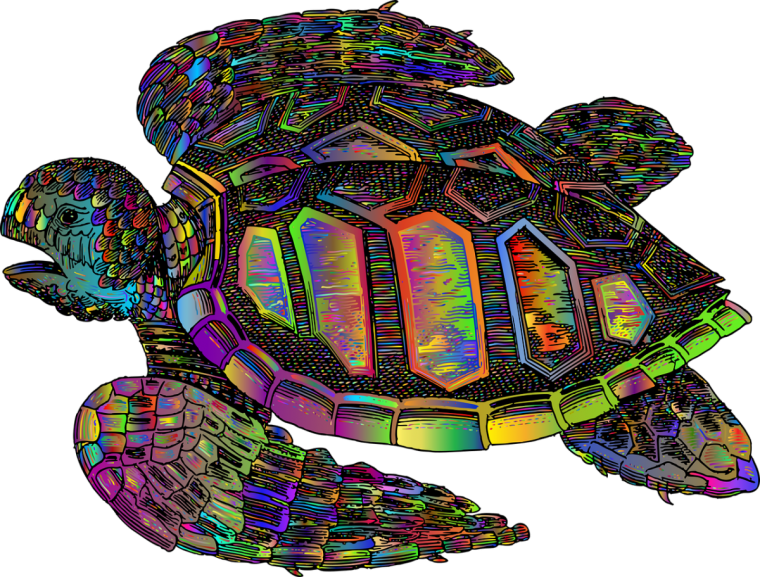 Фэнтези морская черепаха