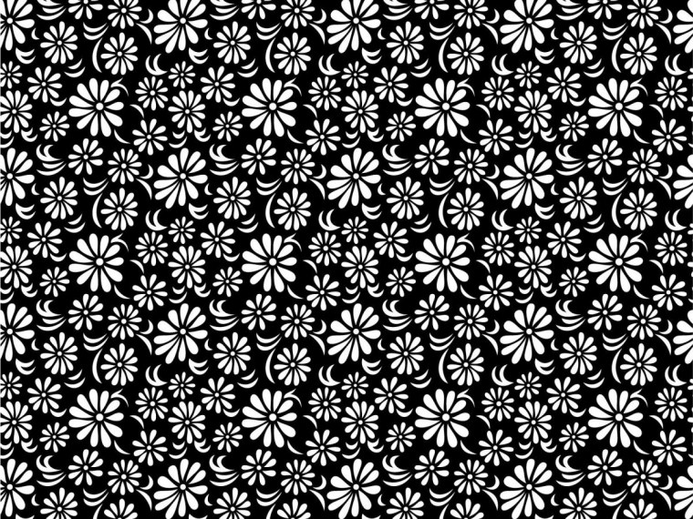 Красивые чёрно белые узоры