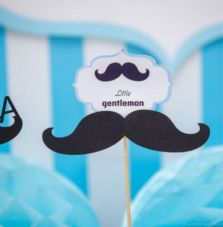 Шары в стиле маленький джентльмен