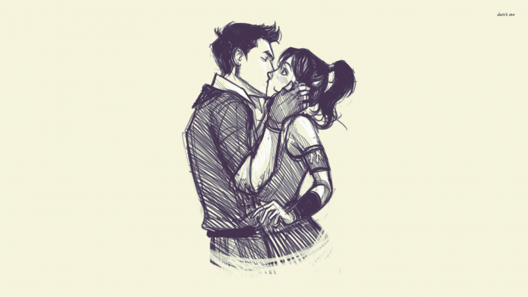 Парные обои для пары