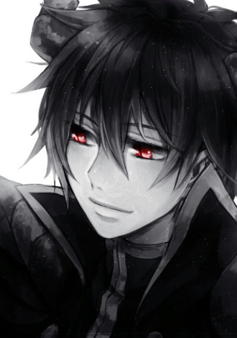 Аниме парни демоны с черными волосами