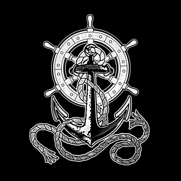 Якорь гравировка