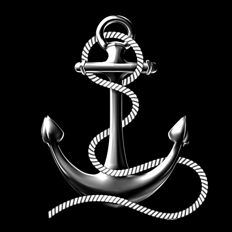 Якорь для гравировки на памятниках