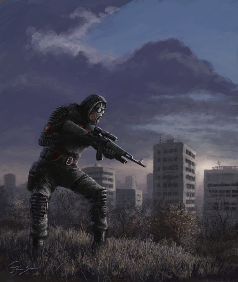 Сталкер долговец арт