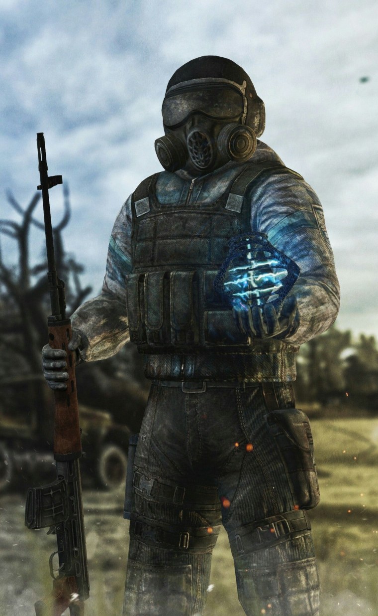 Сталкер боец чистого неба арт