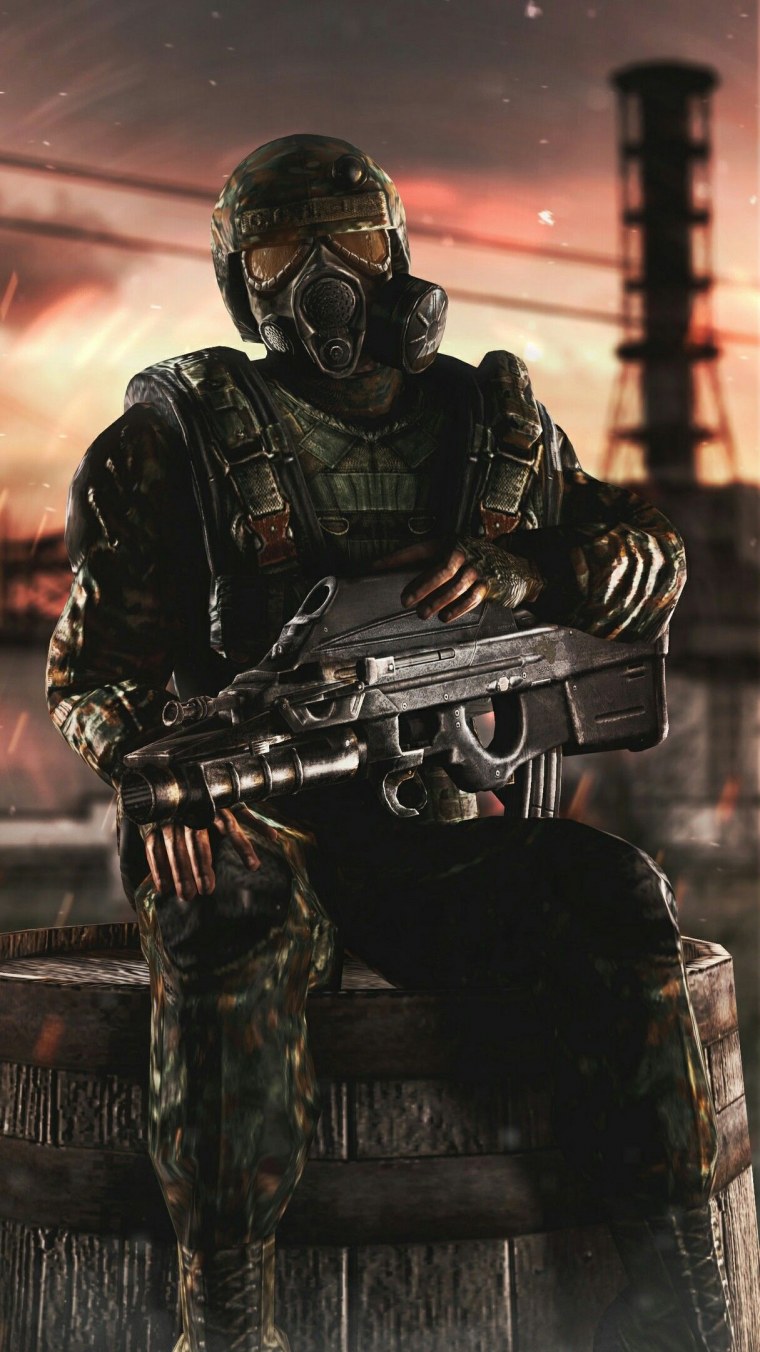 Отряд военных сталкер