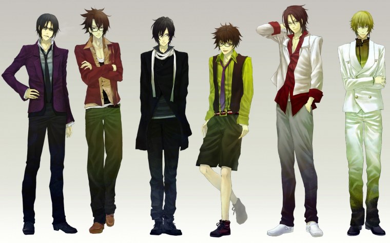 Аниме персонажи парни