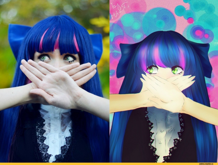 Аниме персонажи в реальности