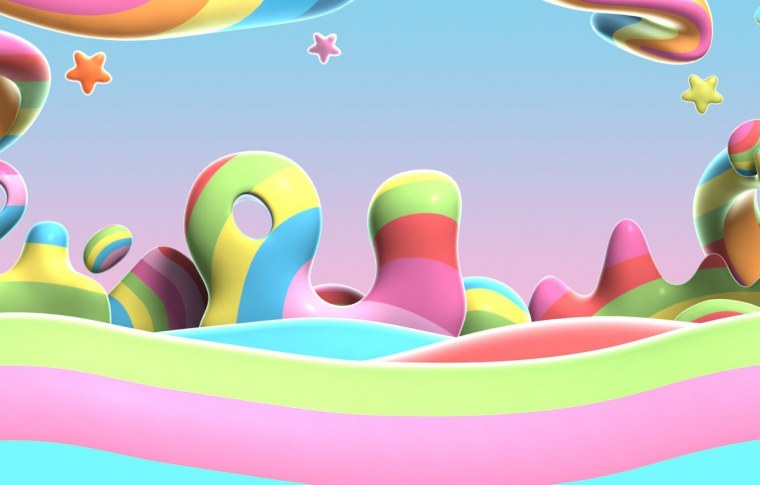 Детский фон абстракция