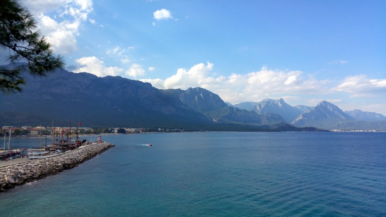 Кемер Турция горы вид с моря