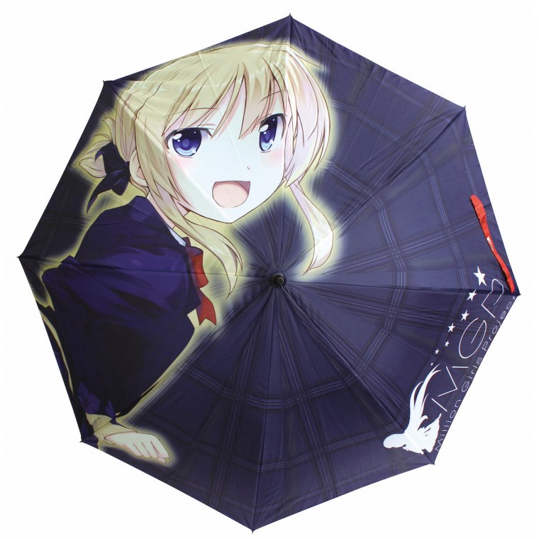 Аниме девушка под дождем