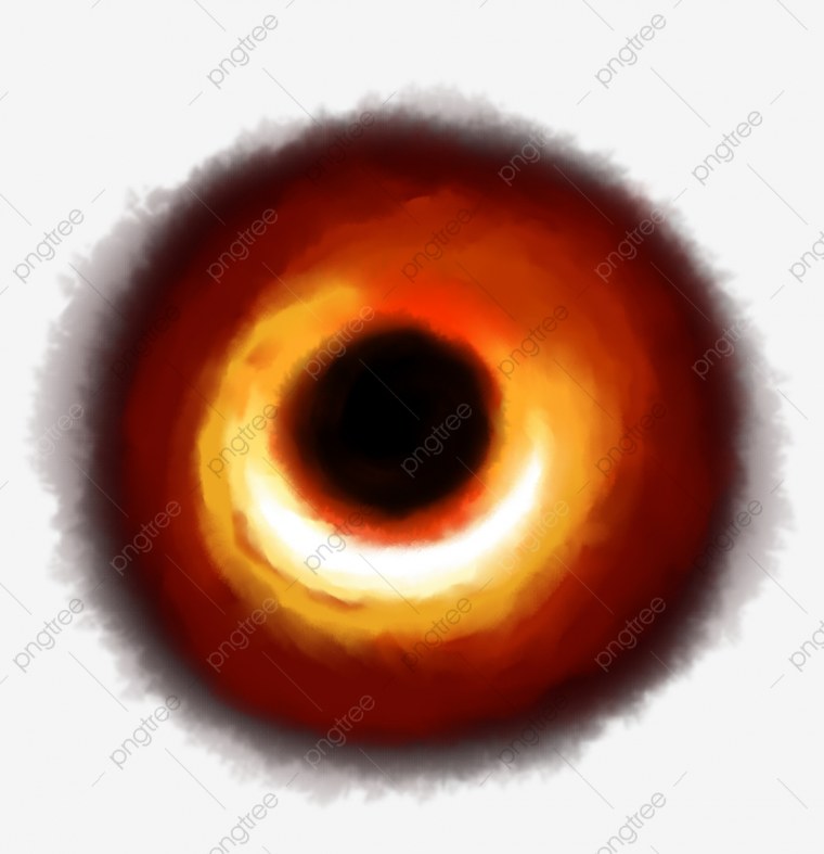 Черная дыра без фона