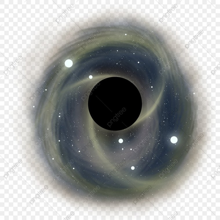 Огненная черная дыра вектор на белом фоне