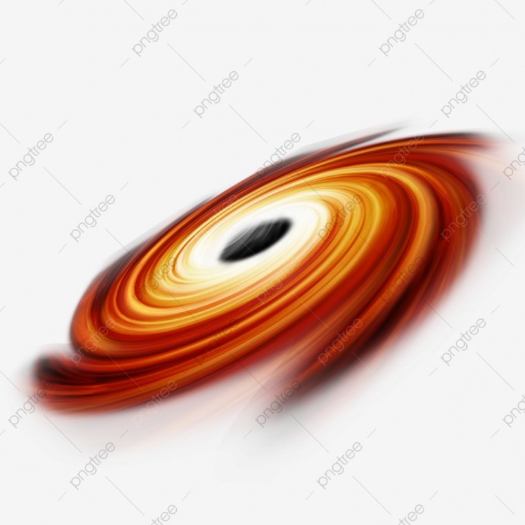 Черная дыра на белом фоне
