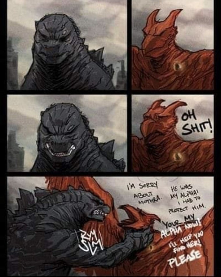 Годзилла x Мотра