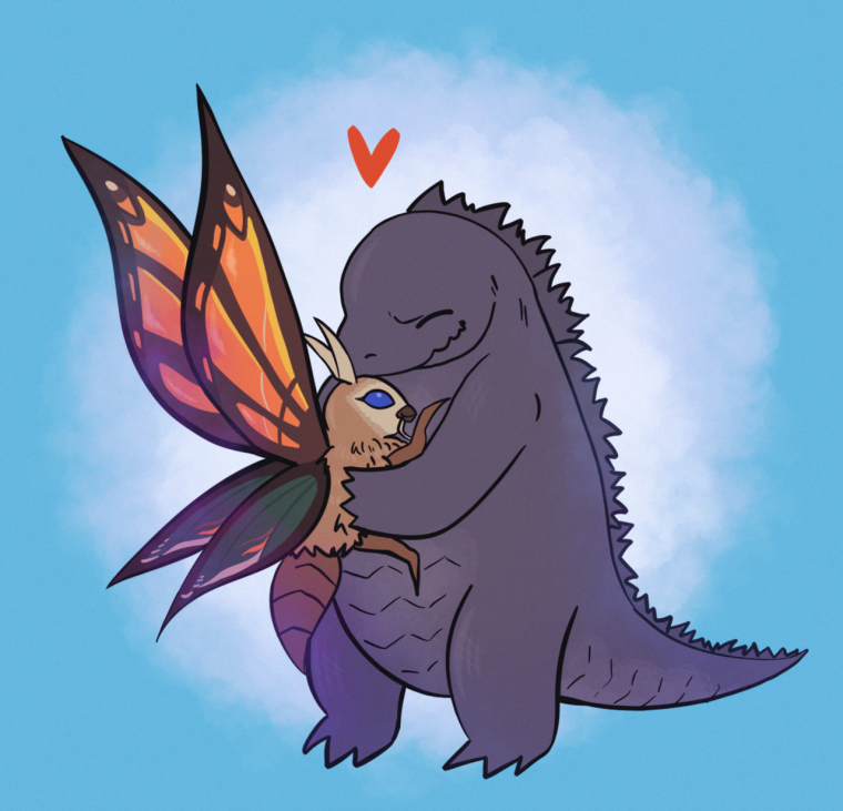 Годзилла x Мотра