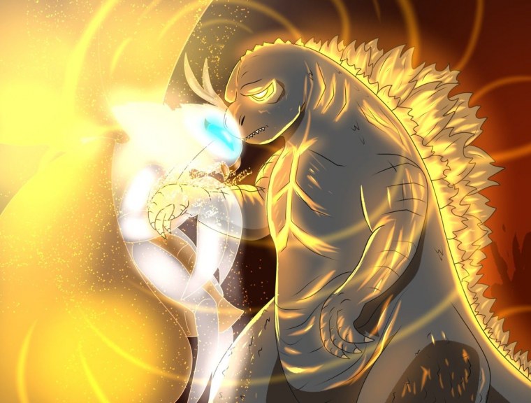 Годзилла и Зилла любовь