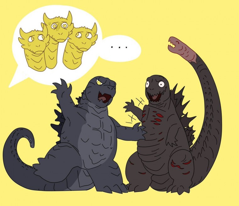 Годзилла x Мотра комикс