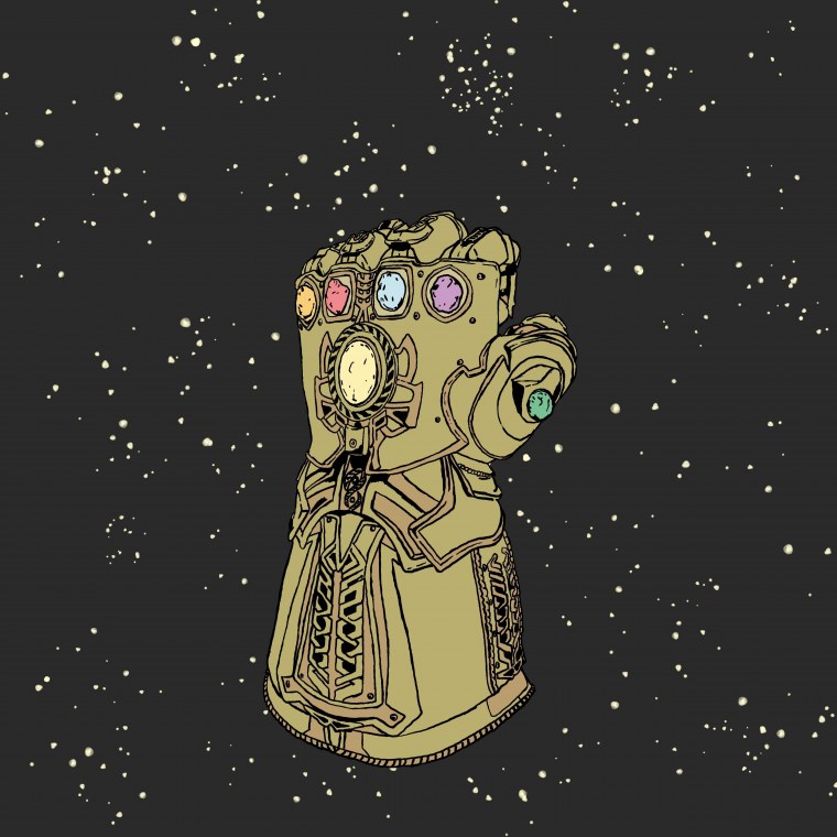 Перчатка бесконечности обои