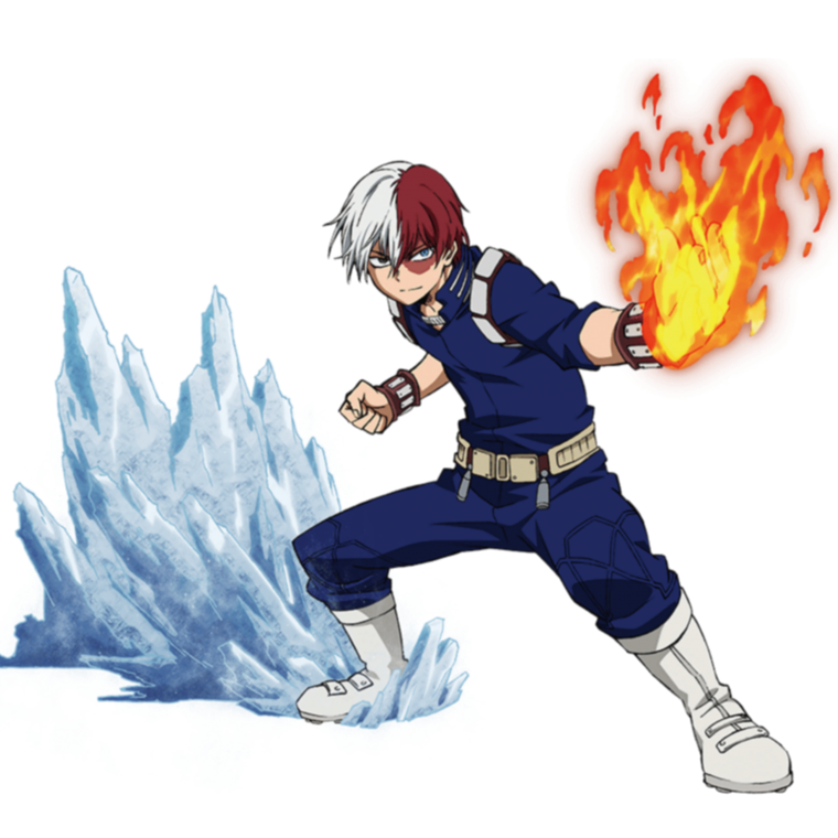 Аниме Академия героев Тодороки