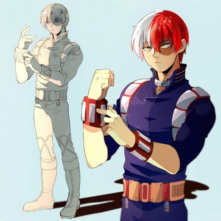 Моя геройская Академия Тодороки в полный рост