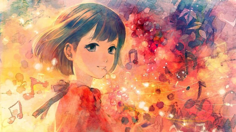 Живопись в стиле аниме