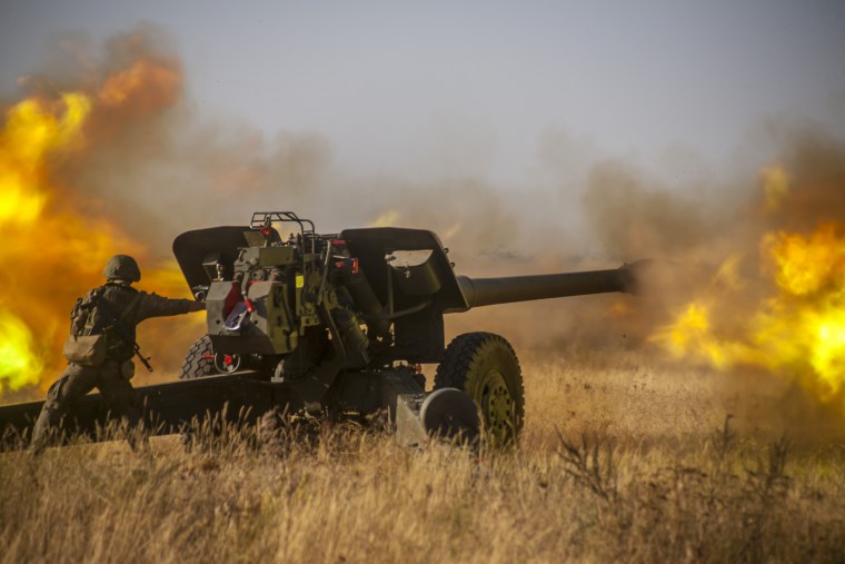 Артиллерия залп 2а65