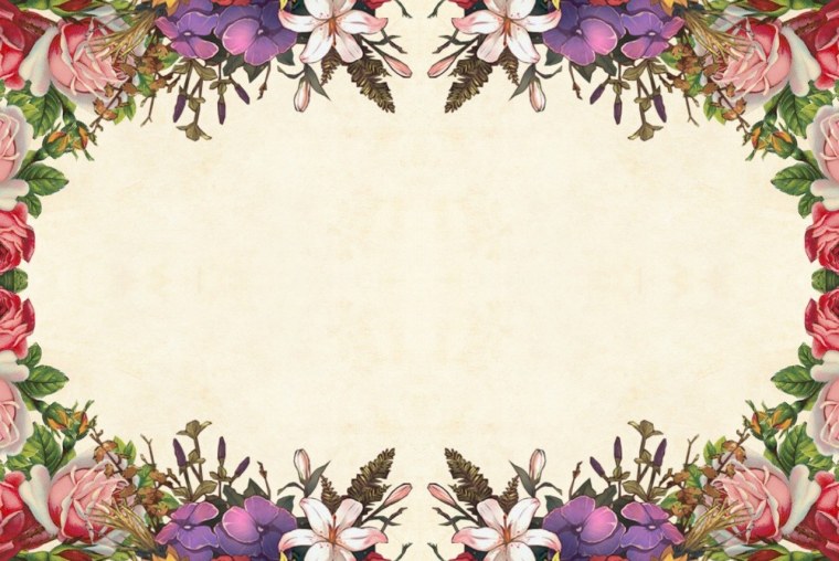 Рамка цветы