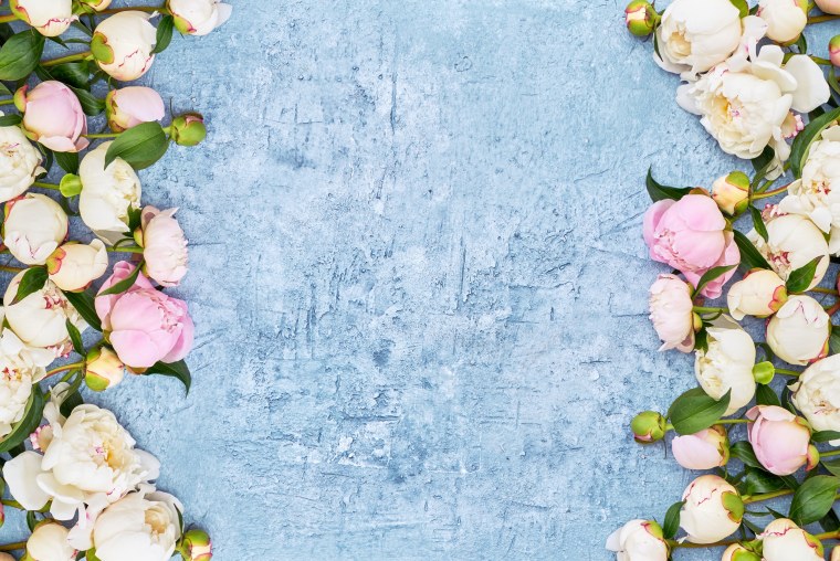 Подложка с цветами