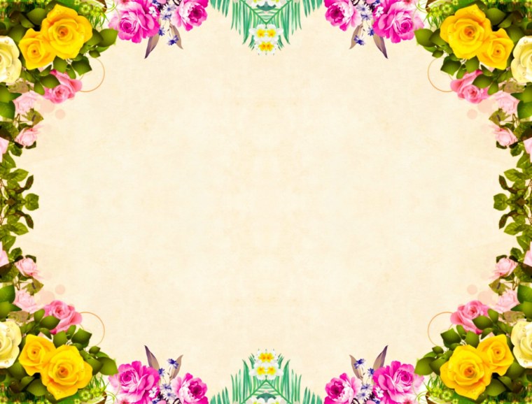 Фон цветы рамка