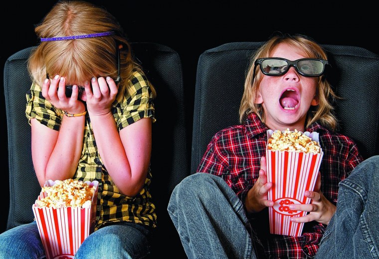 Дети в кинотеатре