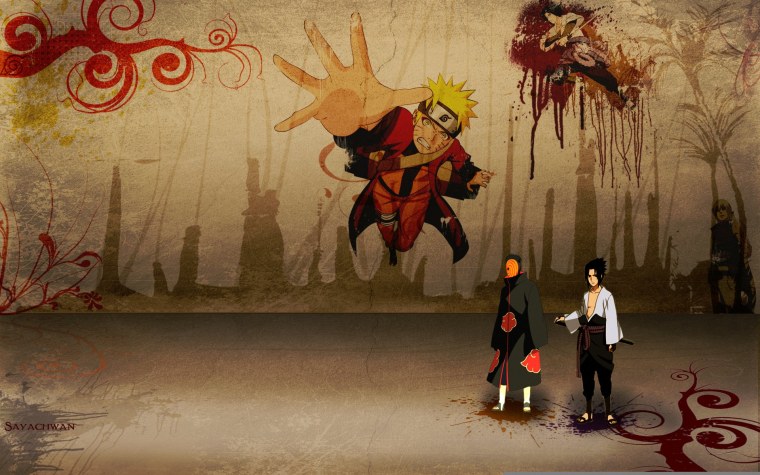 3д обои Наруто