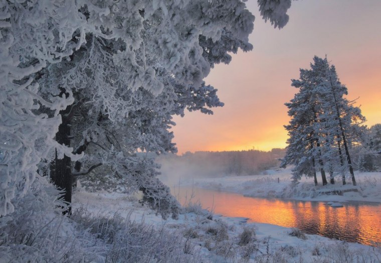 Природа зима декабрь