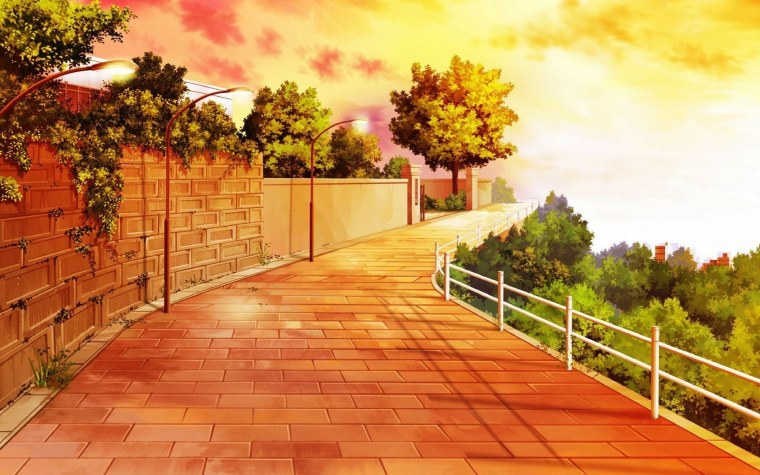 Аниме пейзаж