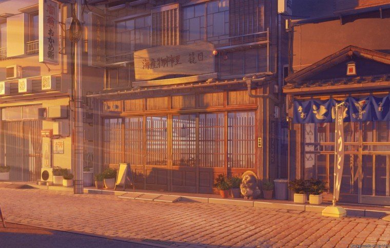 Закат на перроне