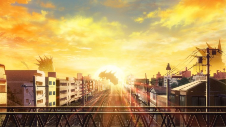 Аниметфон улица вечером