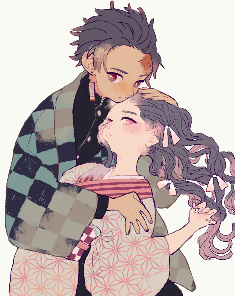 Nezuko and Tanjiro