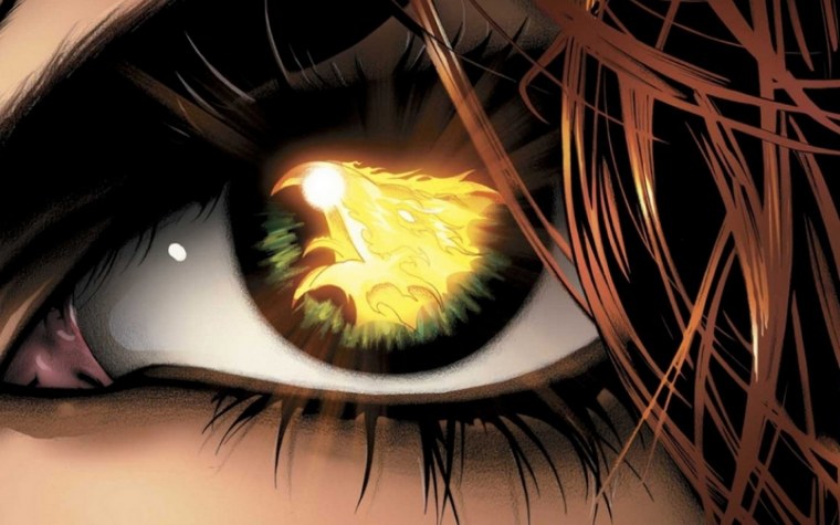 Девушка с горящими глазами