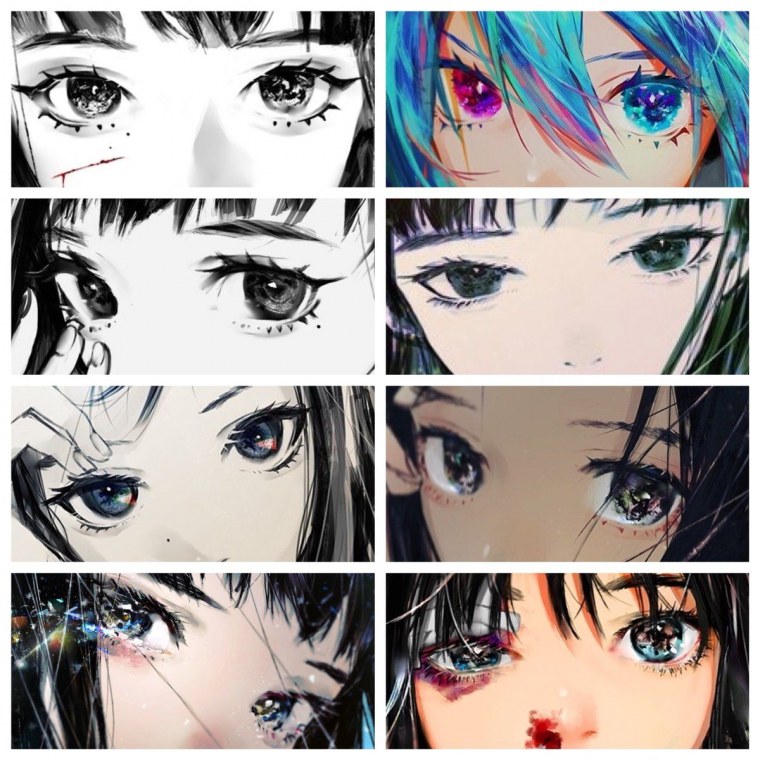 Глаза Санпаку аниме