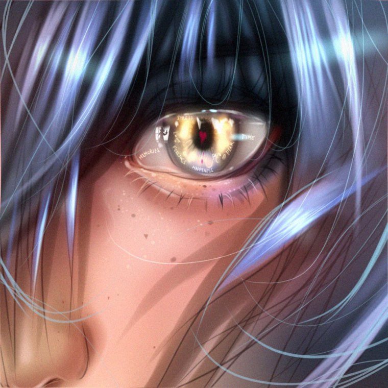 Аниме глаза девушки