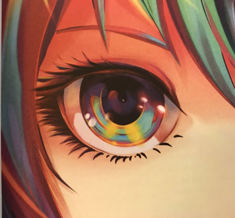 Необычные глаза аниме