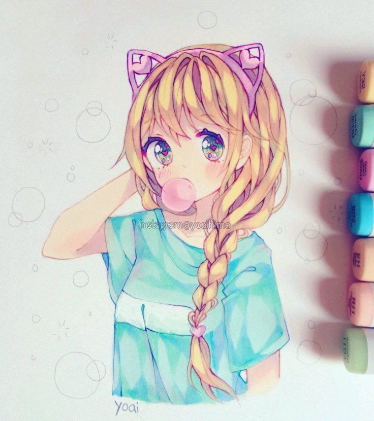 Красивые рисунки карандашом аниме