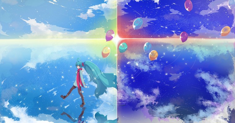 Макото Синкай пейзажи