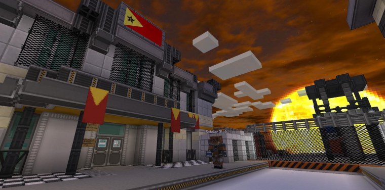 Магазин в стиле киберпанк майнкрафт