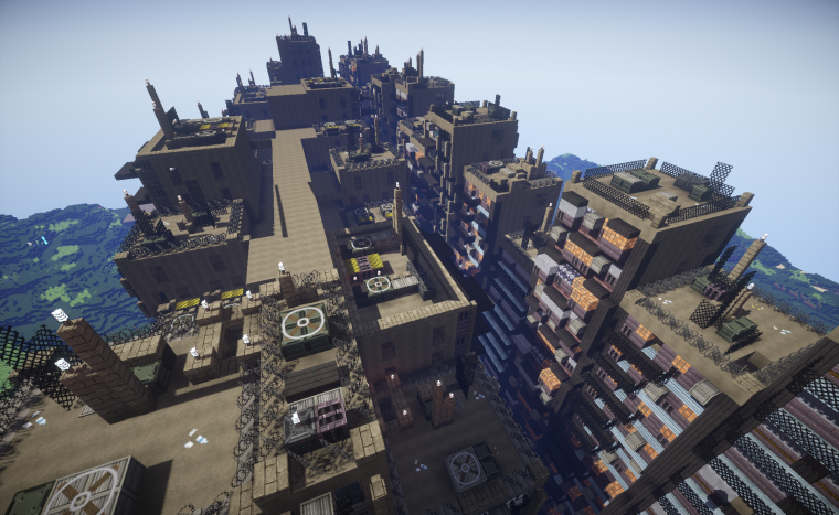 Cyberpunk City майнкрафт