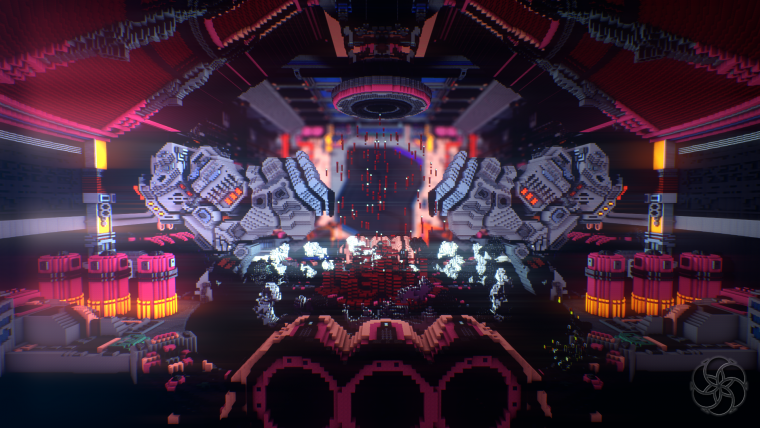 Японский киберпанк майнкрафт