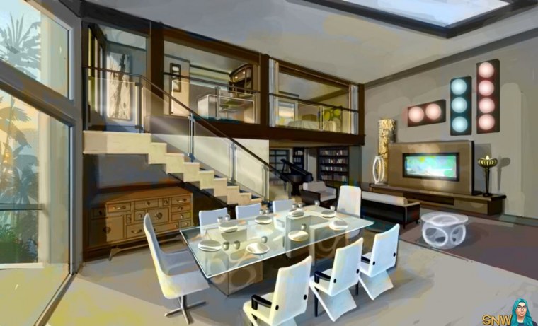 Аниме дом интерьер