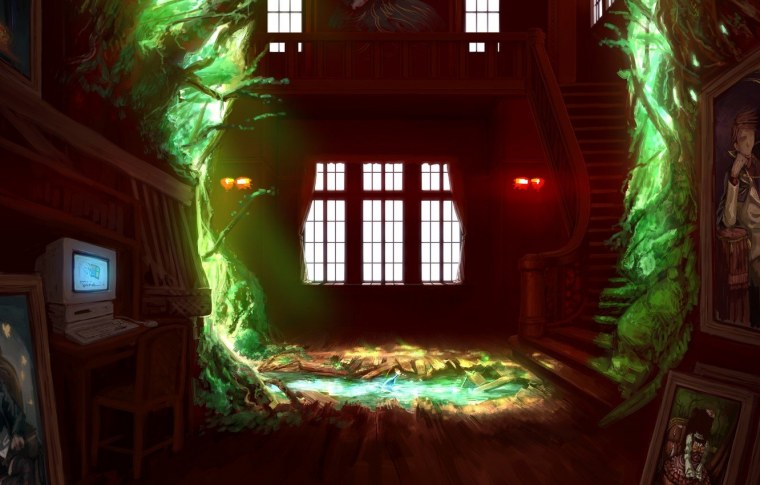 Деревянная комната арт