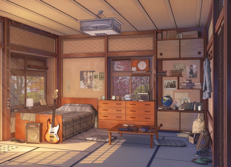 Интерьер в стиле аниме